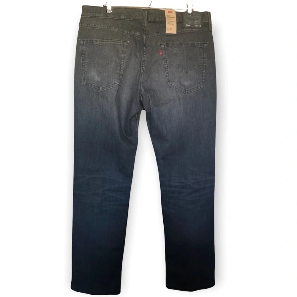 NWT Levi’s 514 Stretch Straight- fit jeans black